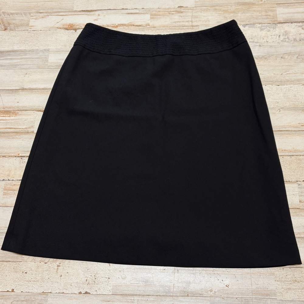 INC International Concepts Women's Petite Stretch Side Zip Black Mini Skirt 10P